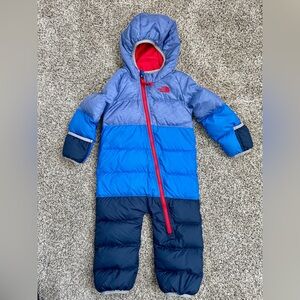 North Face infant/toddler snowsuit. Size 12-18 months